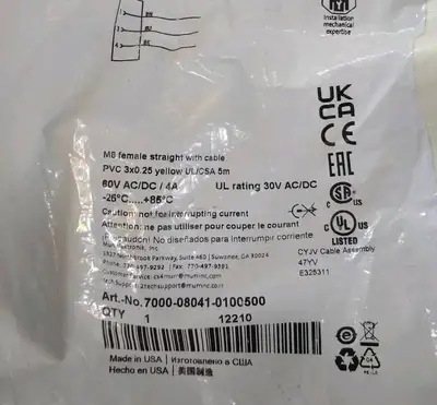 Murr Elektronik 7000-08041-0100500 Single-ended Cord Loc5D14