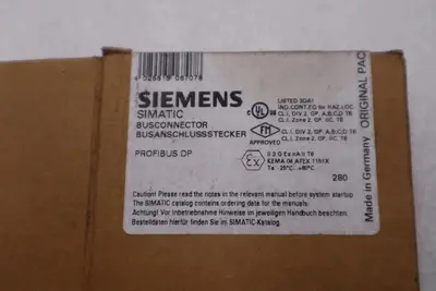 LOT OF 2 NEW OPEN BOX SIEMENS 6ES7 972-0BA12-0XA0 BUS CONNECTOR STOCK H274A