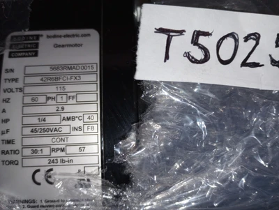New | in-Stock Bodine 5683RM Motors (misc) Arizona US | ASSET CONVERSION SPECIALISTS, INC. #1333464