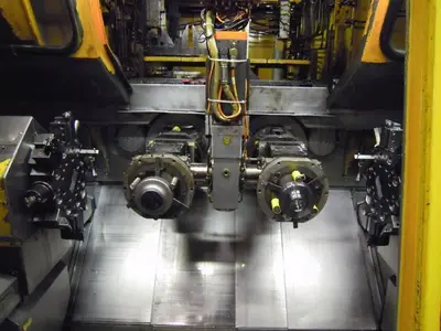 USED WEISSER FR 23Q-2 DOUBLE SPINDLE CNC Ø 355 X 430 MM