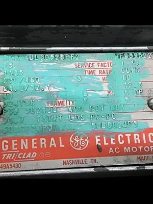 USED GENERAL ELECTRIC 5K324JL3052BPF2