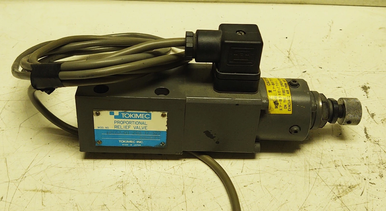 TOKIMEC Proportional Relief Valve EPCG2-01-210-12-S22 With Cord