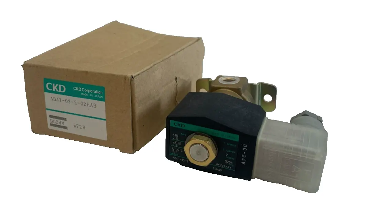 NEW CKD AB41-02-2-02HAB SOLENOID VALVE DC24V AB4102202HAB