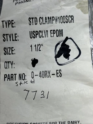 (19) 1.5"Mesh Screen STD Clamp #100SCR USPCLVI EPDM NNB Fast Shipping