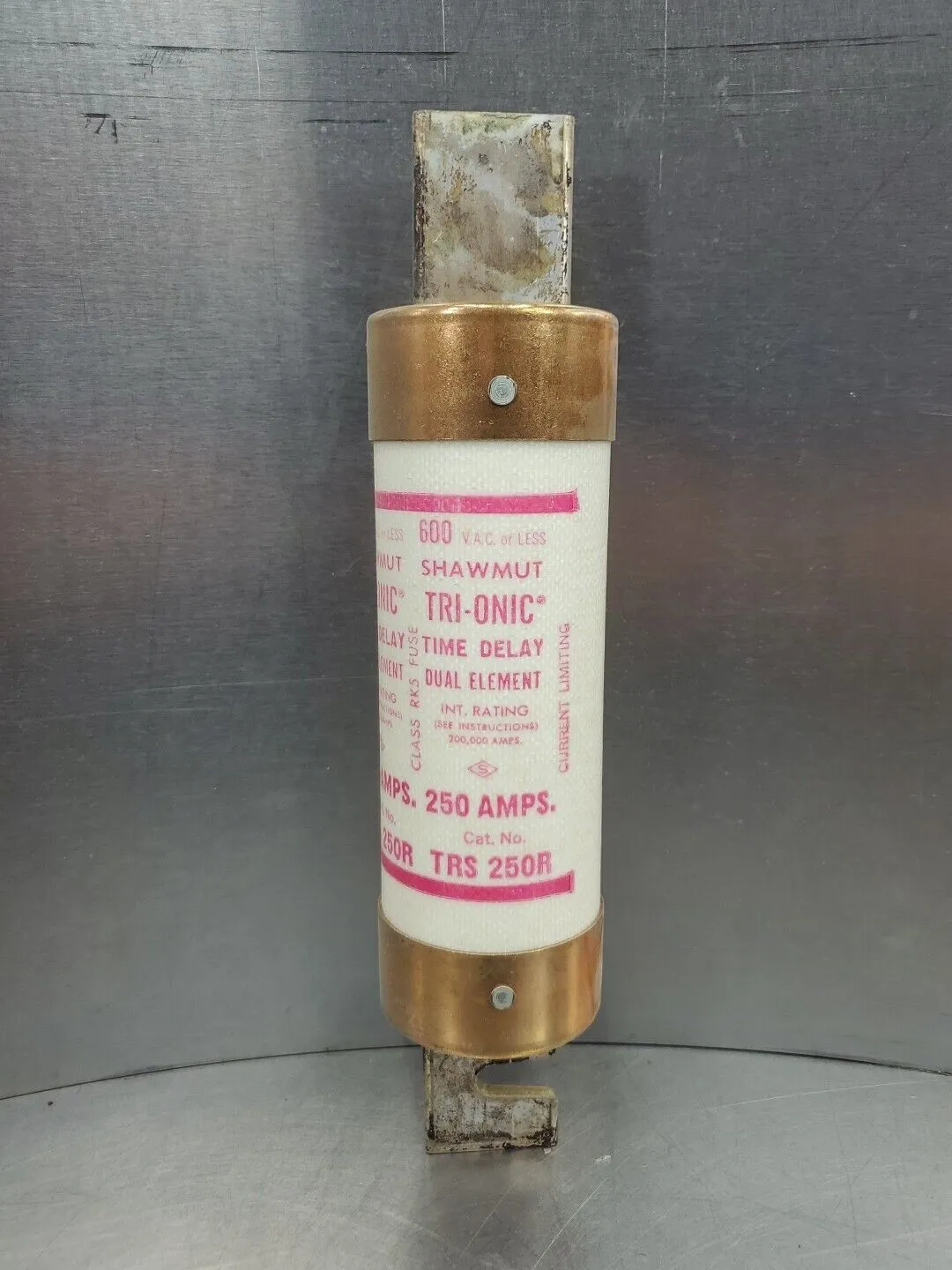 Shawmut TRI-ONIC TRS 250R Fuse, 250 Amp, 600 V. 4B-42