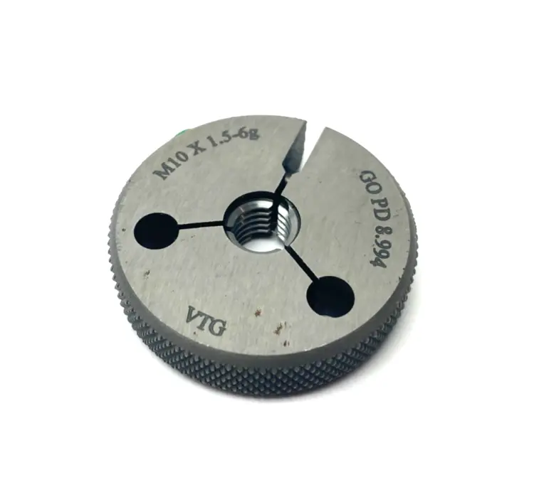 New | in-Stock VERMONT GAGE THREADED RING GAUGE M10X1.5-6G GO PD 8.994 Pin & Plug Gages Michigan US | Maverick Industrial Sales #1122785