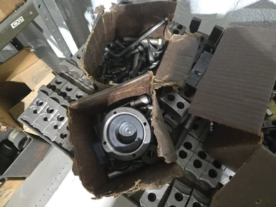 Shelf and Contents; Lathe Tooling