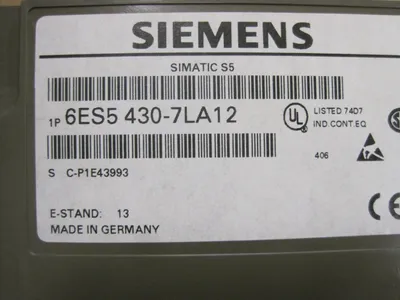 NEW SIEMENS 6ES5-430-7LA12 INPUT MODULE 6ES54307LA12