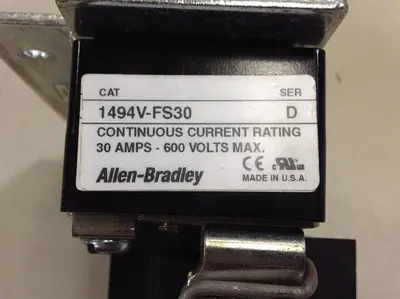 USED ALLEN BRADLEY 1494V-FS30 SER D