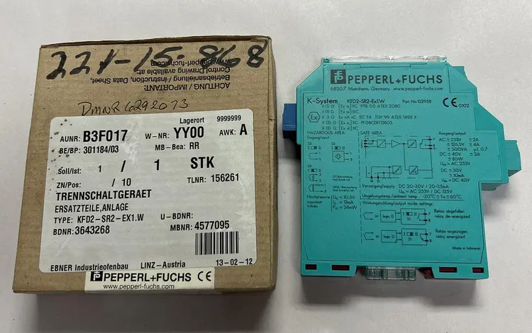 Used PEPPERL & FUCHS KFD2-SR2-EX1.W Amplifiers Ohio US | Surplus Asset Holdings #1241197