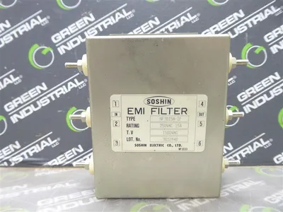 Soshin NF3015A-IF EMI Filter 250VAC 15A 1500 VAC Used