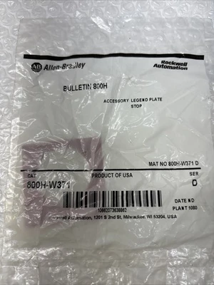 NEW ALLEN BRADLEY 800H-W371