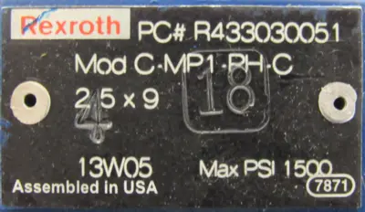 NEW REXROTH R433030051 CYLINDER C-MP1-PH-C