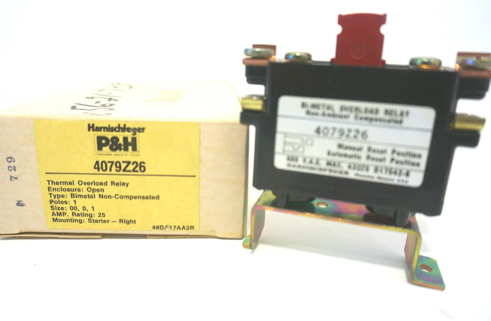 NEW HARNISCHFEGER 4979Z26 OVERLOAD RELAY