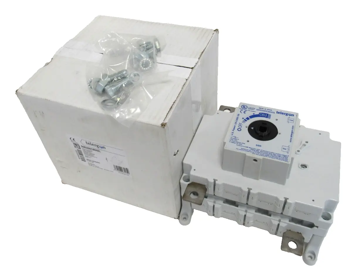 NEW TELERGON S6R0400CBD00L DC SWITCH 400A 1500VDC