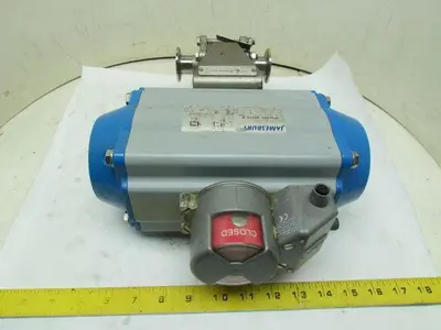 Jamesbury VPVL300-SR4/5-B Actuator w/PBM-1" Stainless Steel Valve 900 PSIG