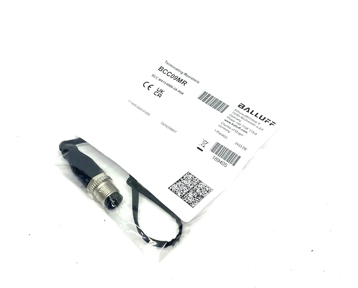 New | in-Stock Balluff DeviceNet Terminating Resistor M12 5-Pin BCC M415-0000-2A-R04 Resistors Michigan US | Maverick Industrial Sales #1401899