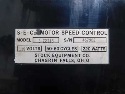 USED STOCK EQUIPMENT 3-Z2315