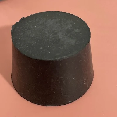 Black Solid Rubber Laboratory Stoppers Size 8 (5 Bags Of 13)