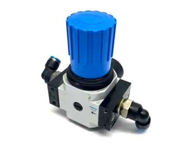 LR-1/2-D-7-MIDI | Festo LR-D-7-MIDI Pneumatic Pressure Regulator Valve G1/2 162586 - Used