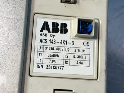 Used ABB ACS 1434K13 Variable Speed Drives Ohio US | HGR 24 #1406056