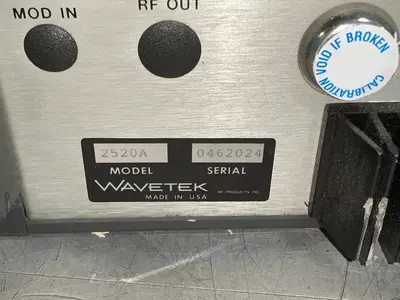 Used WAVETEK 2520A Signal Generators Ohio US | HGR 24 #1463363