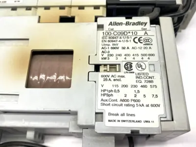 USED ALLEN-BRADLEY 190S-ANDJ2-CB16C SER. B
