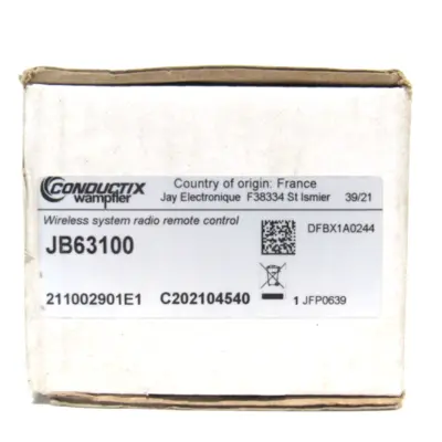 NEW CONDUCTIX JB63100 PUSHBUTTON STATION