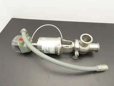 SPX Waukesha W6100046 Sanitary Shut-Off Valve 2" Tri-Clamp w/StoneL Prism Sensor