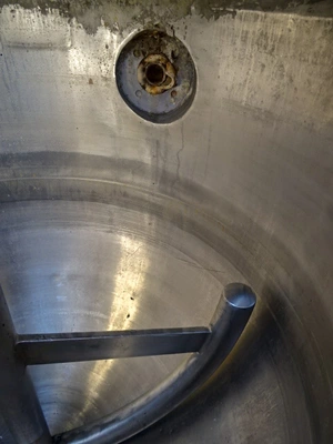 250L SS BCH Hemispherical JKTD Mixing Tank 2.2 kw