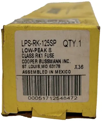 NEW COOPER BUSSMANN LPS-RK-125SP