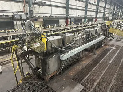 4" CAPACITY ULTRASONIC BAR & TUBE CONTINUOUS WASHER: STOCK #22589