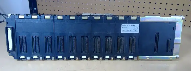 Used Omron Omron CS1W-BC103 PLC Processors | Palmetto Automation #1156238