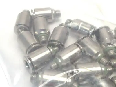No p/n | Festo Push-To-Connect Pneumatic Fittings Stainless Steel 6mm OD Tube LOT OF 20 - New Other