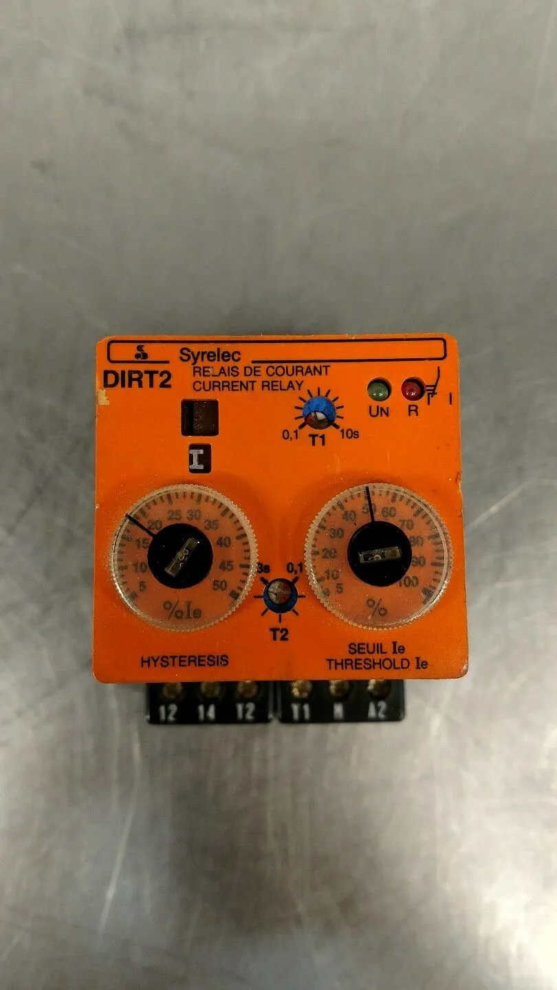 SYRELEC DIRT2 CURRENT RELAY 110V 5A