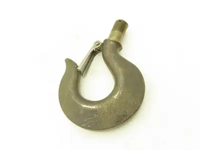Crosby 319B JB 3.5 Ton Bronze Rigging Hoist Hook Threaded Shank w/Latch