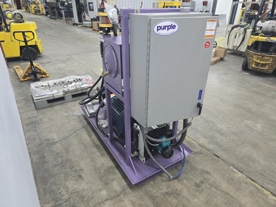 10 Cu. Yd (270 Cu.Ft) Skid Mounted Con-Tech Rotary Blender, 50 HP