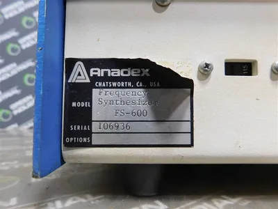 Anadex FS-600 Frequency Synthesizer Used