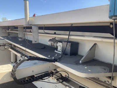 1993 LVD hydraulic shear model JS-C-25/10, 460 volt 3 phase electric, max 10’ wide cut, 39” max back...