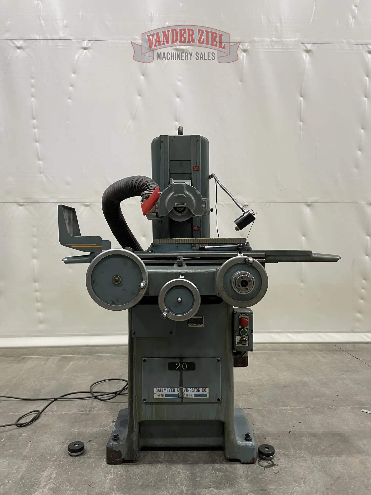 Gallmeyer & Livingston 6” x 18” Hand Feed Surface Grinder, Model #20