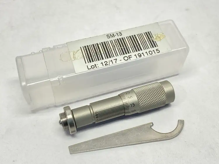 Used MKS NEWPORT VERNIER MICROMETER 13MM TRAVEL 9LB LOAD CAPACITY 50.8 TPI Micrometers Michigan US | Maverick Industrial Sales #1092818