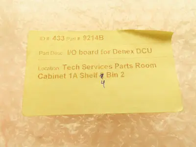 Denex 9214 I/O Circuit Board DCU