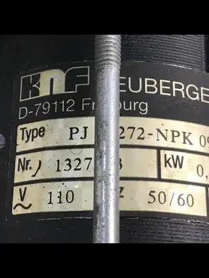 USED KNF NEUBERGER PJ 15272-NPK 09