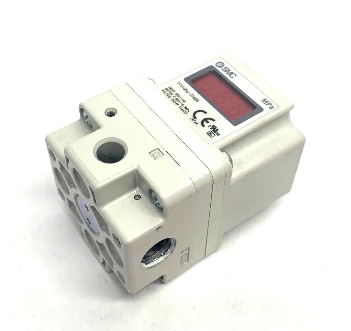 Used SMC Electro-Pneumatic Regulator, 1/4" NPT Ports Air Pressure Regulators Michigan US | Maverick Industrial Sales #1407073