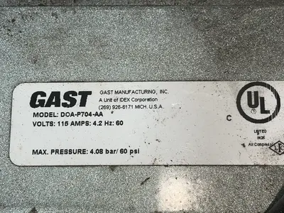 Used GAST DOAP704AA Pumps Ohio US | HGR 24 #1487000