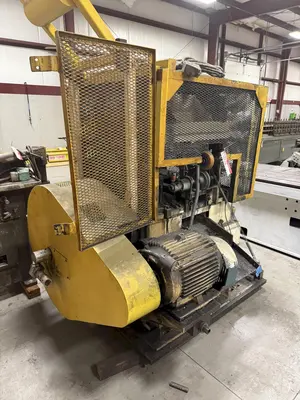 40 TON RLM MODEL #R40 4-POST CUTOFF PRESS & SERVO DIE ACCELERATOR: YOBRO #23887