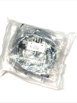 USED FESTO AIR SOLENOID VALVE W/ CONNECTING CABLE