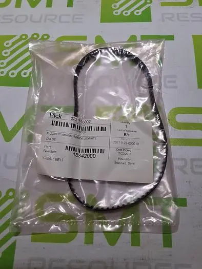 UNIVERSAL INSTRUMENTS 18342000 GEAR BELT - NEW