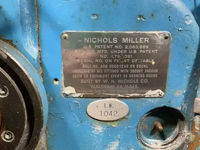 Used NICHOLS MILLER _UNKNOWN_ Plain Horizontal Mills Ohio US | HGR 24 #1406259