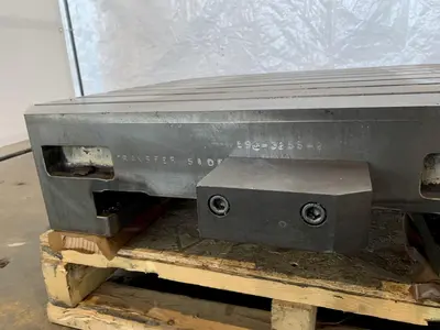 32" X 32" T SLOTTED TRANSFER TABLE. STOCK # 0846422
